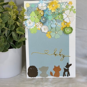 Lieve dieren babykaart