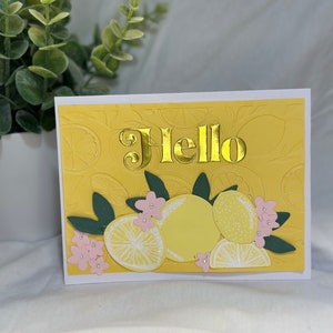 Bonjour citron piquant