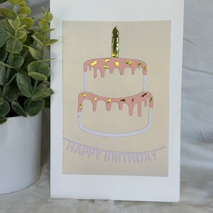 Implementar bolo de cartão de aniversário