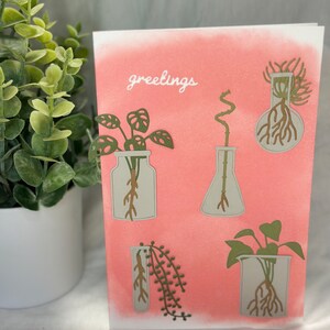 Carte de voeux plante We Have Chemistry