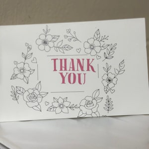 Tarjeta de agradecimiento sencilla
