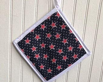 Patriotic Stars Potholder - Set of Two