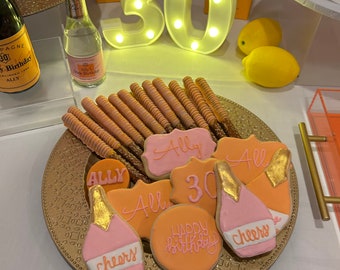 Biscuits au sucre personnalisés - toutes les occasions - anniversaire - anniversaire - baby shower