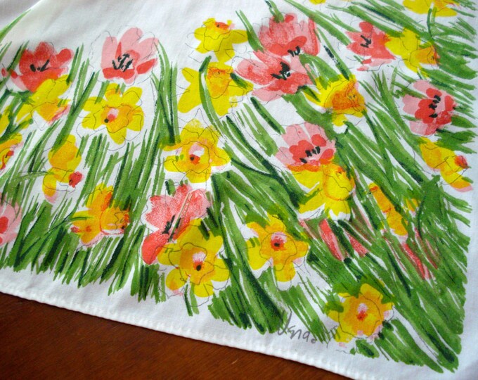 Vintage 1970s Vera Tablecloth Banquet Size Vera Neumann Etsy