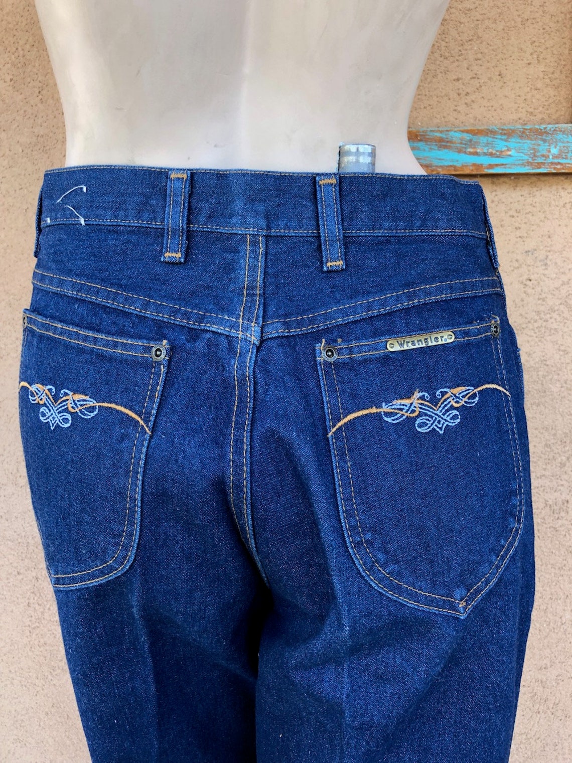 Vintage 1970s 1980s Wrangler Denim Jeans W29 Inseam 34.25 - Etsy