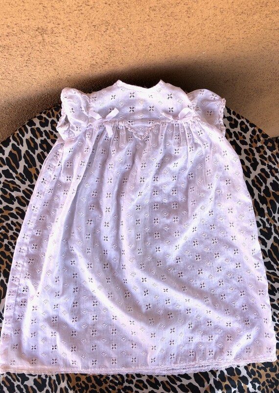 Vintage 1960s Infant Christening Gown Slip and Bo… - image 2