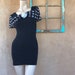 Vintage Polka Dot Bodycon Mini Dress