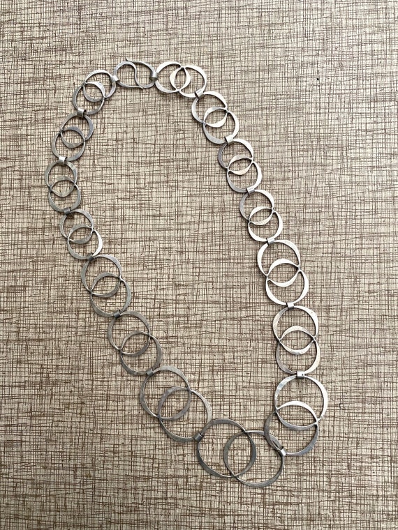 Vintage Y2K 2000s Sterling Silver Chain Necklace 2