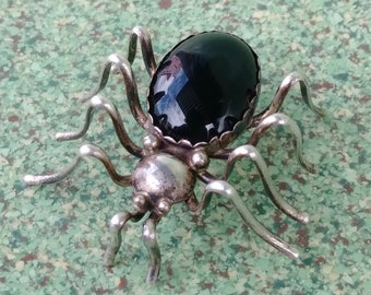 Vintage 1990s Spider Brooch Navajo Native Esther Spencer