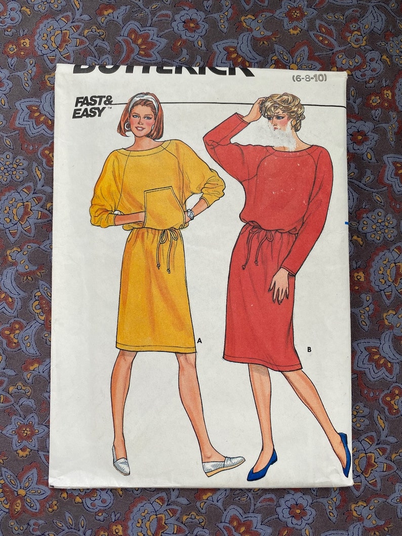 1960's Butterick T-Shirt Dress Pattern - Bust 38