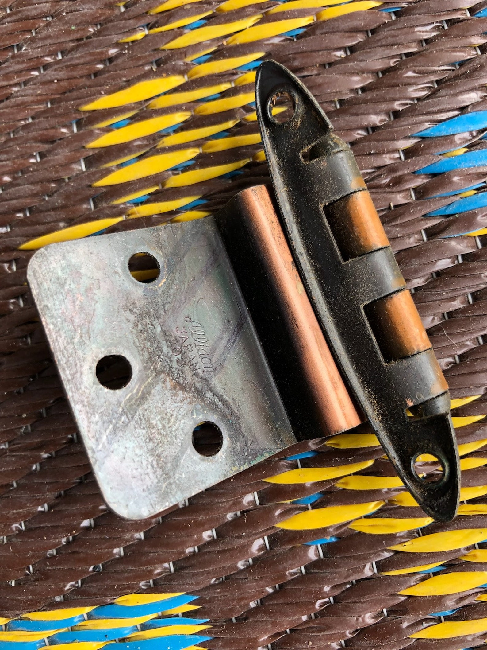 Vintage 1960s Copper Hinges Drawer Handles Etsy