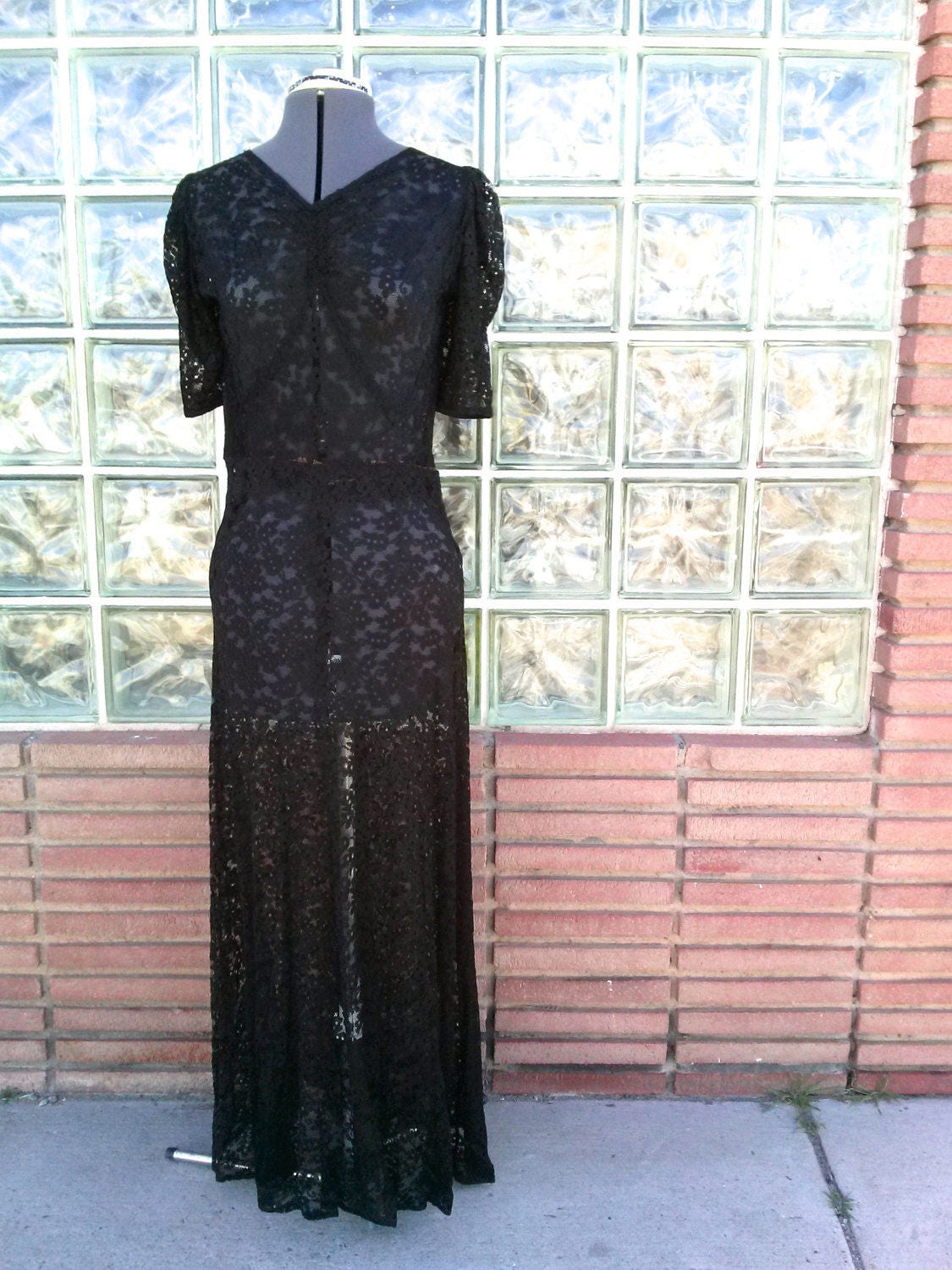 30s evening gown