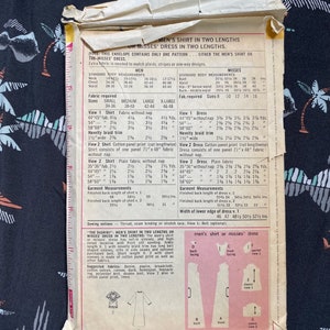 Patron De Couture Vintage 1972 Simplicity - Caftan/Robe - Taille B34 (91.4cm) - Neuf