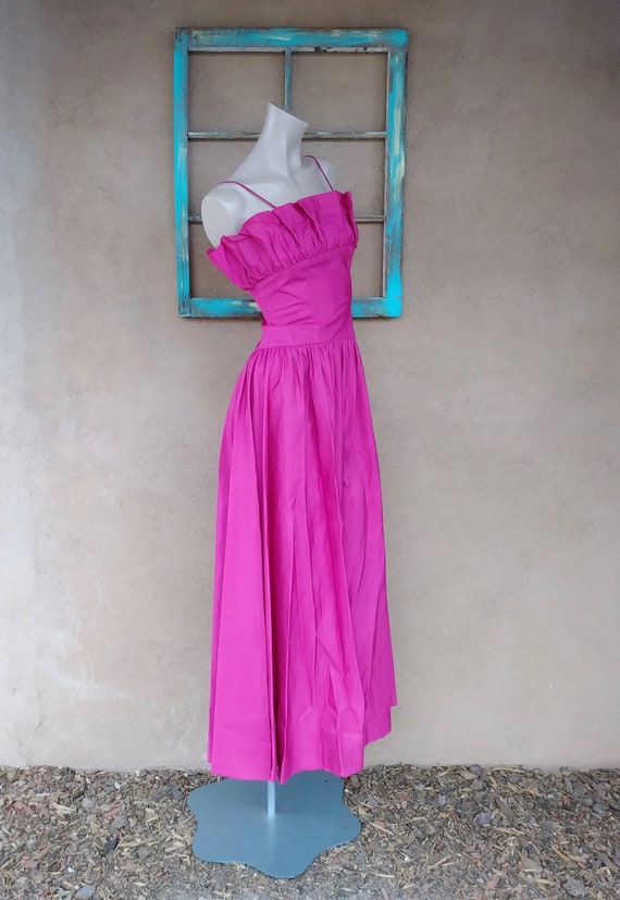 Vintage 1980s Evening Gown 1950s Style Ballgown S… - image 2