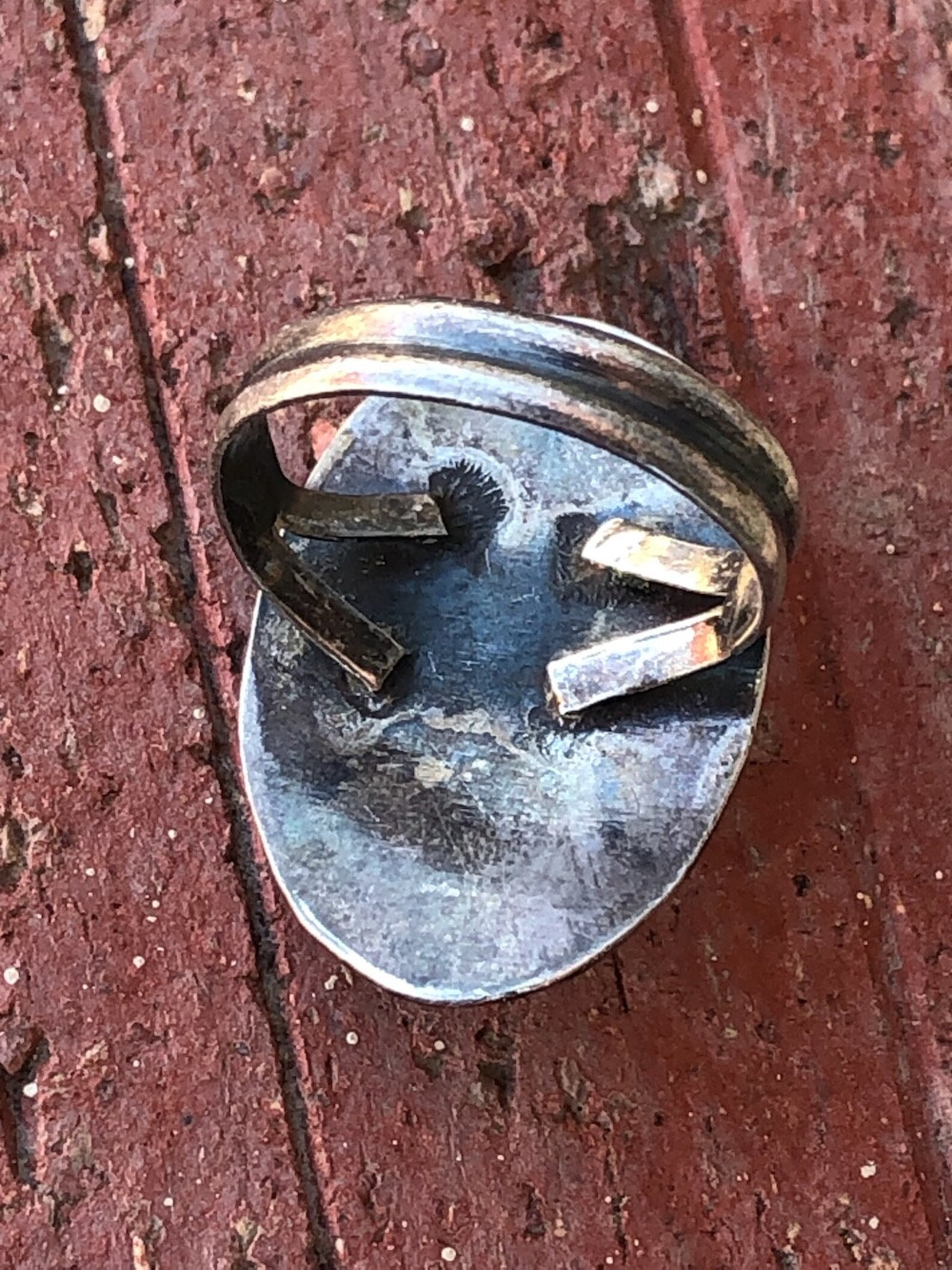 Vintage 1970s Sterling Silver Shadow Box Ring Turquoise Navajo - Etsy