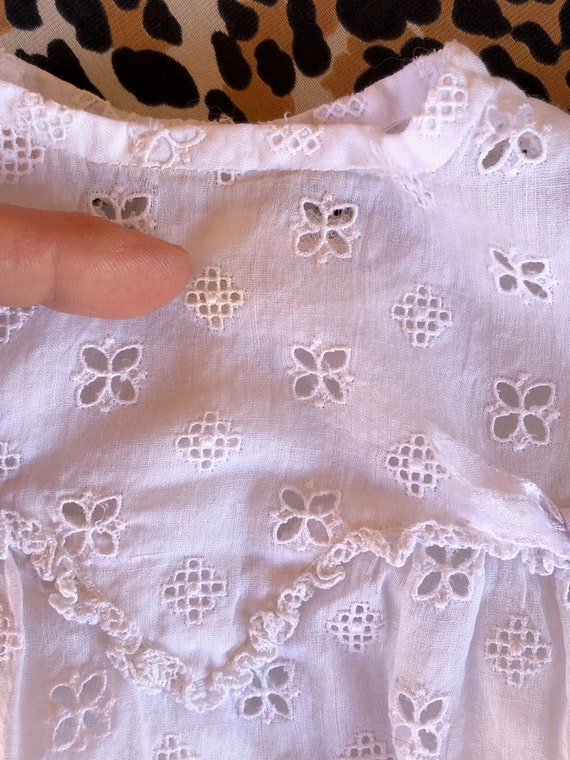 Vintage 1960s Infant Christening Gown Slip and Bo… - image 8