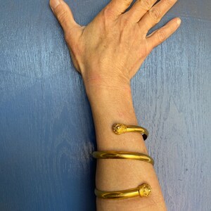 1920s ブレスレット真鍮ガラスアンティークヴィンテージ