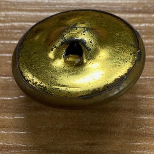 Vintage 1920s Brass Metal Shank Buttons 7/8 Inch Set of 5 - Etsy