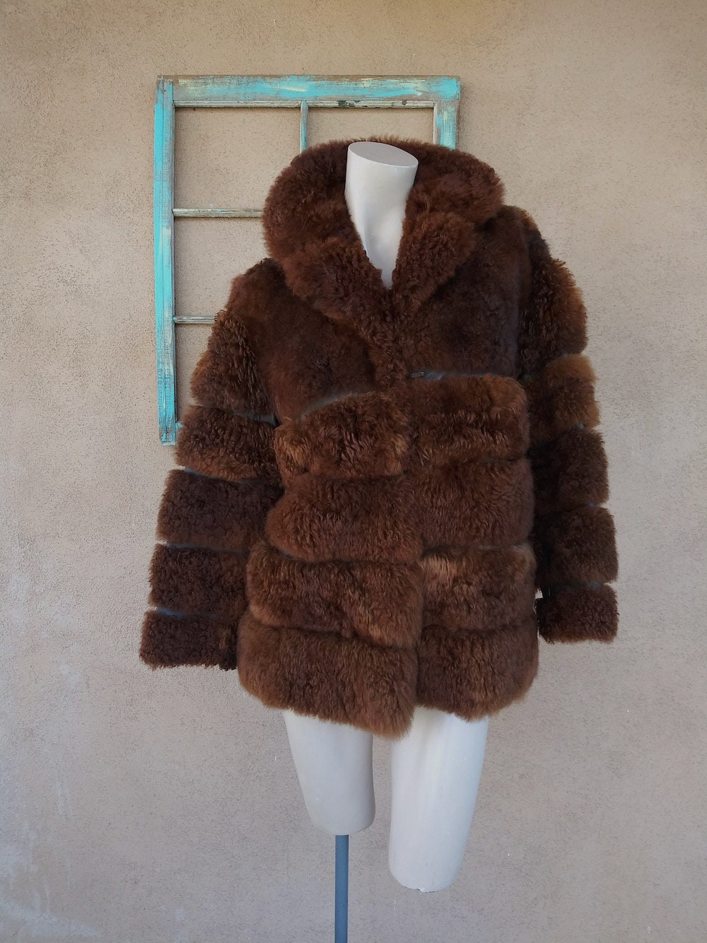 buffalo fur coat