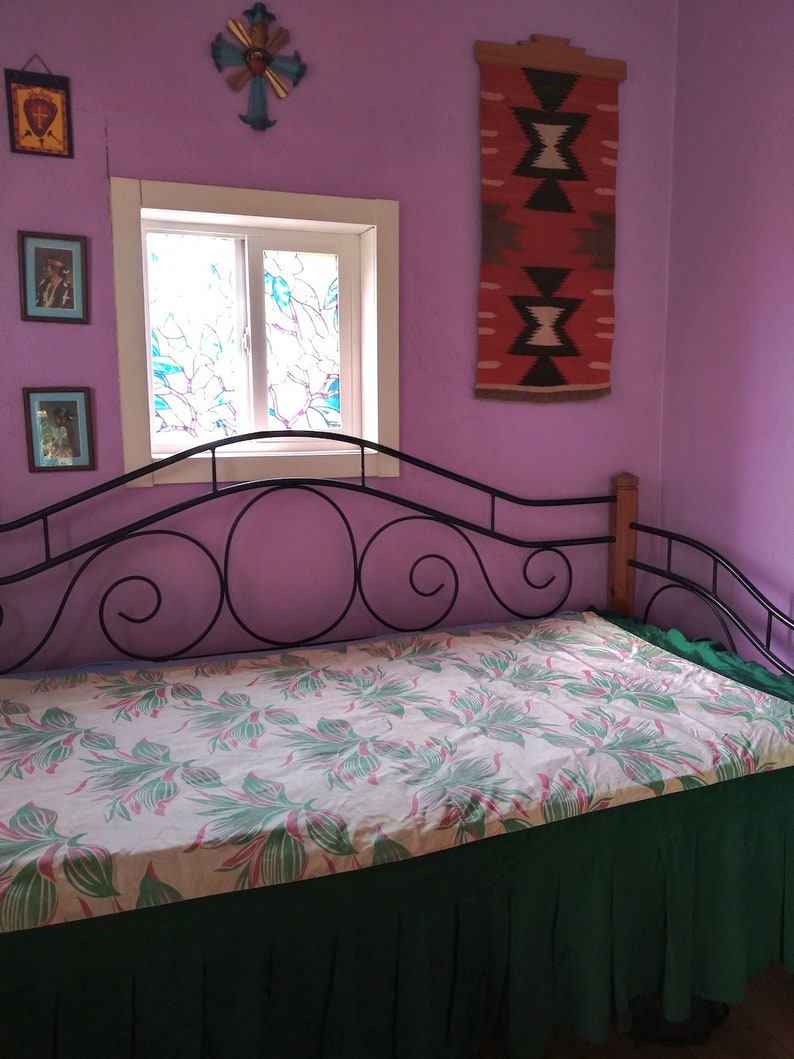 Vintage 1940s Rayon Daybed Cover Bedspread Coverlet Twin Sz Etsy