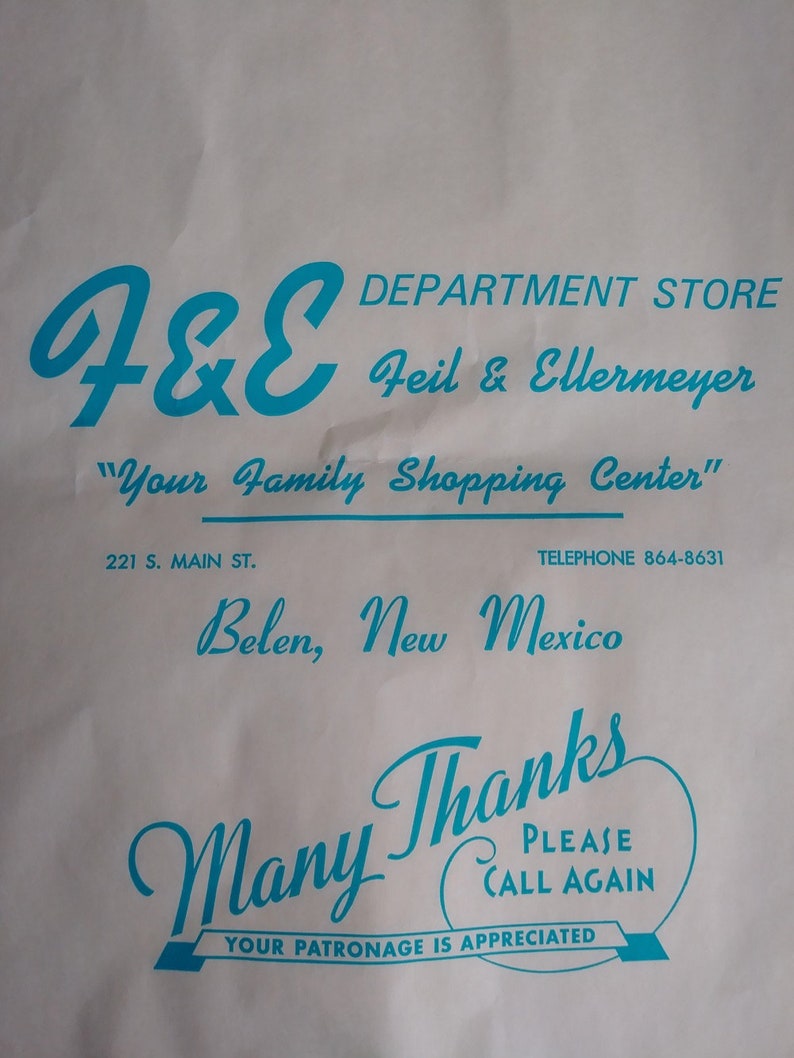 Vintage 1960s Department Store Shopping Bags Paper Feil & Etsy