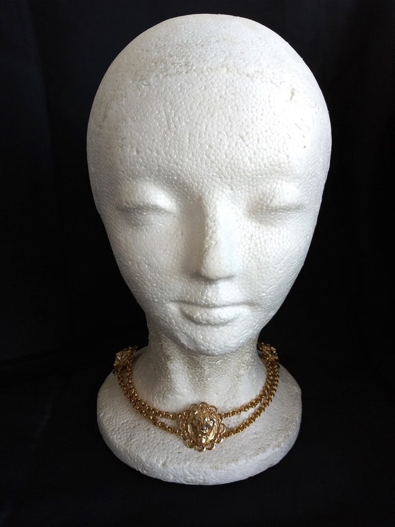 Vintage 1960s Lion Sweater Guard Clip Chatelaine B