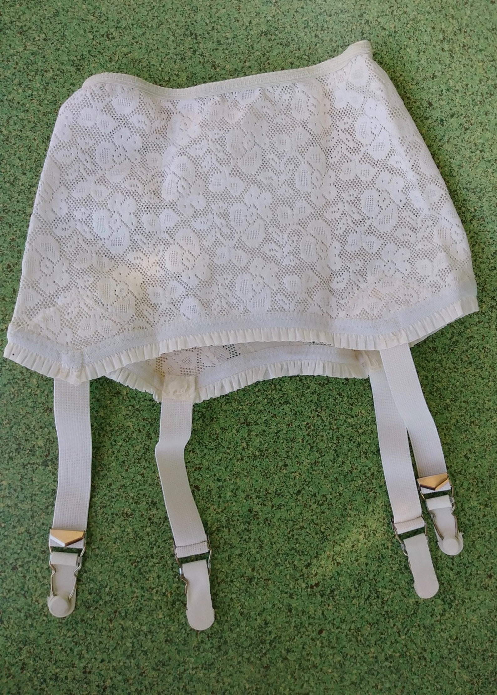 Vintage 1960s Garter Belt Open Bottom Girdle Sz X Small Etsy