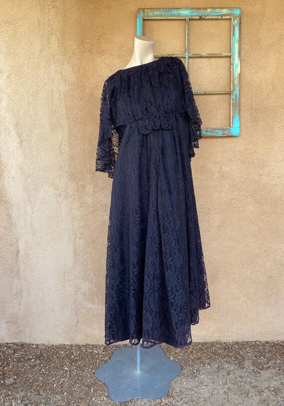 Vintage 60s Lace Cocktail Dress M L