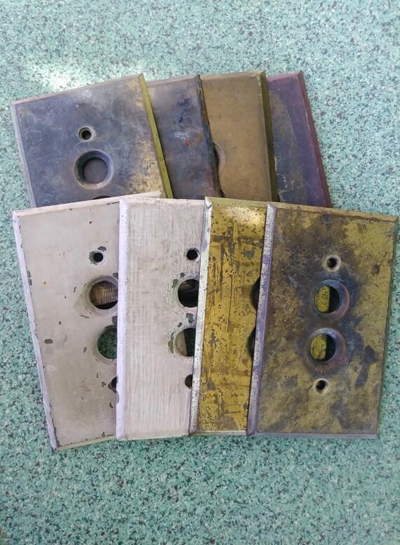 Vintage 1920s Push Button Switchplate Light Switch Cover Etsy