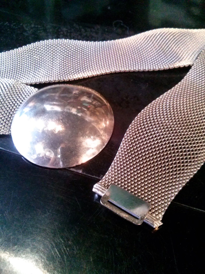 Vintage 1970s Belt Christian Dior Silver Mesh Sz to W31 Etsy