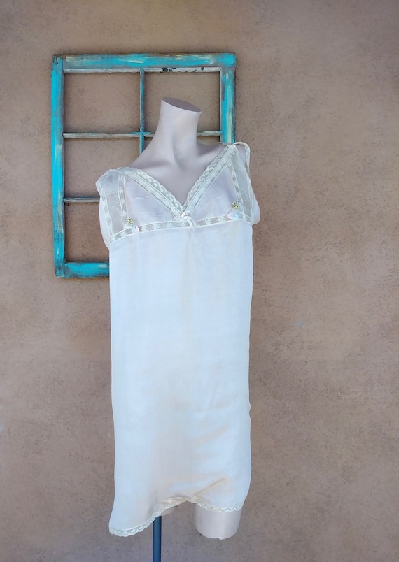 Vintage 1920s Silk Step In Romper Gatsby Flapper B