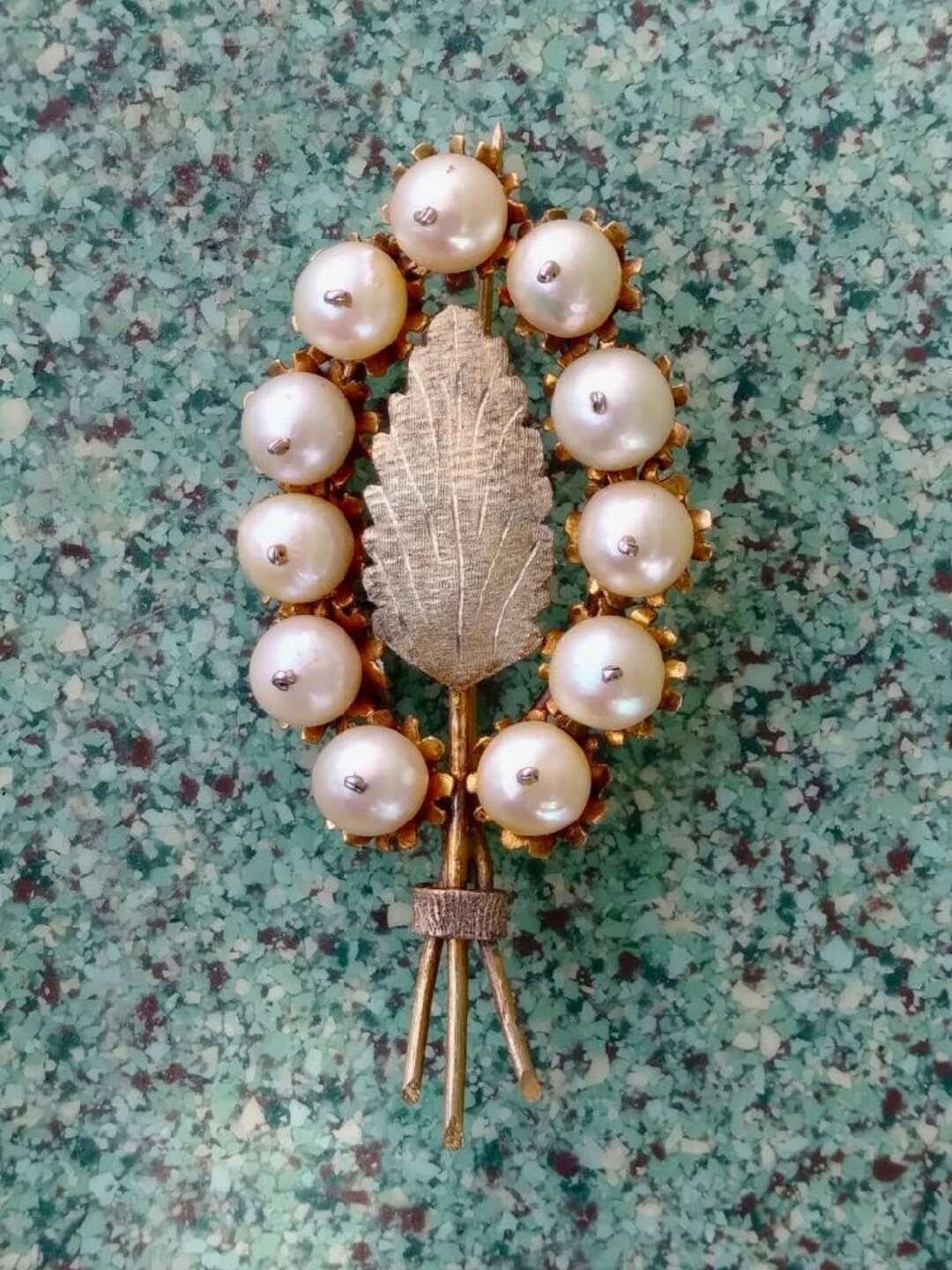 Vintage 1920s Pearl Brooch Pearls Statement Jewelry - Etsy