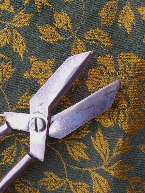 Vintage 1980s Silver Scissors Brooch Taxco Stamped - image 3