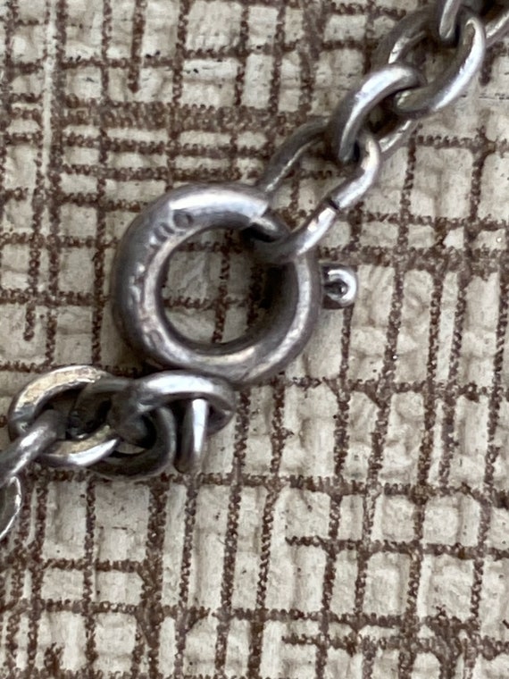 Vintage 1990s Articulated Sterling Silver Pendant… - image 8