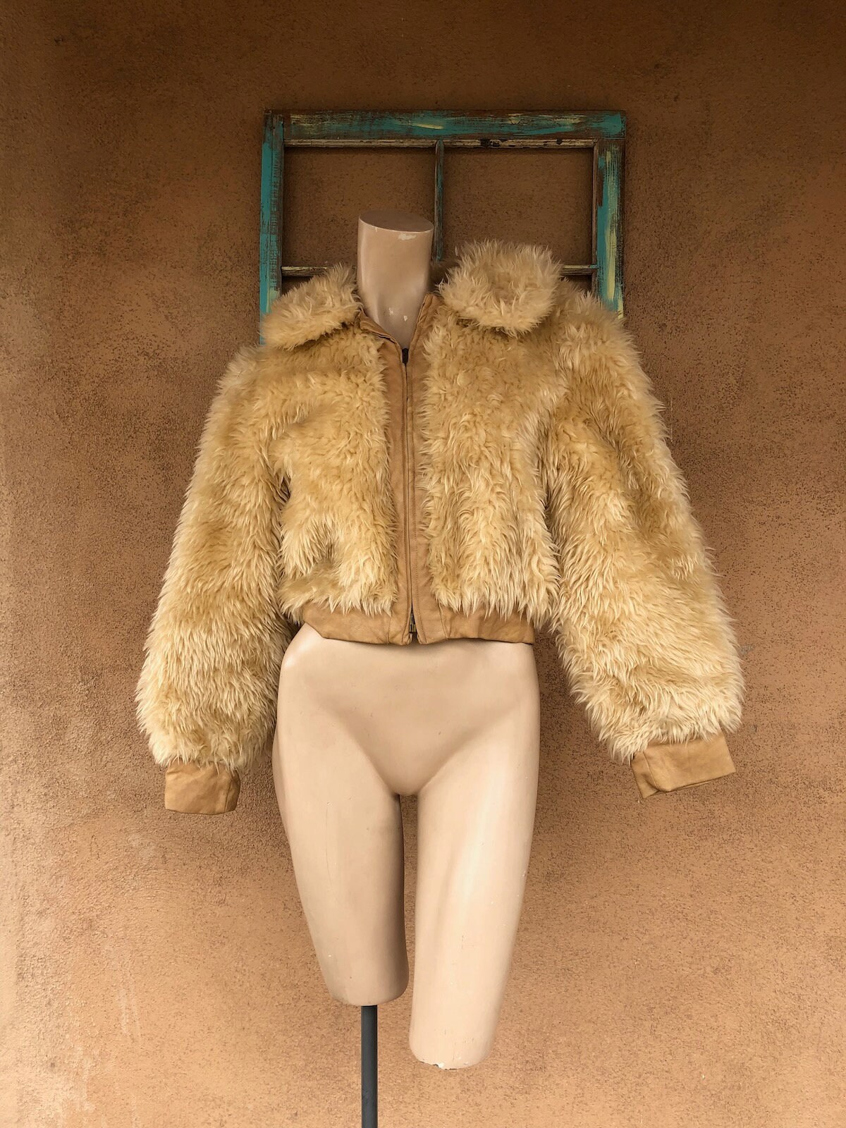 Vintage fur bomber jacket Clearance