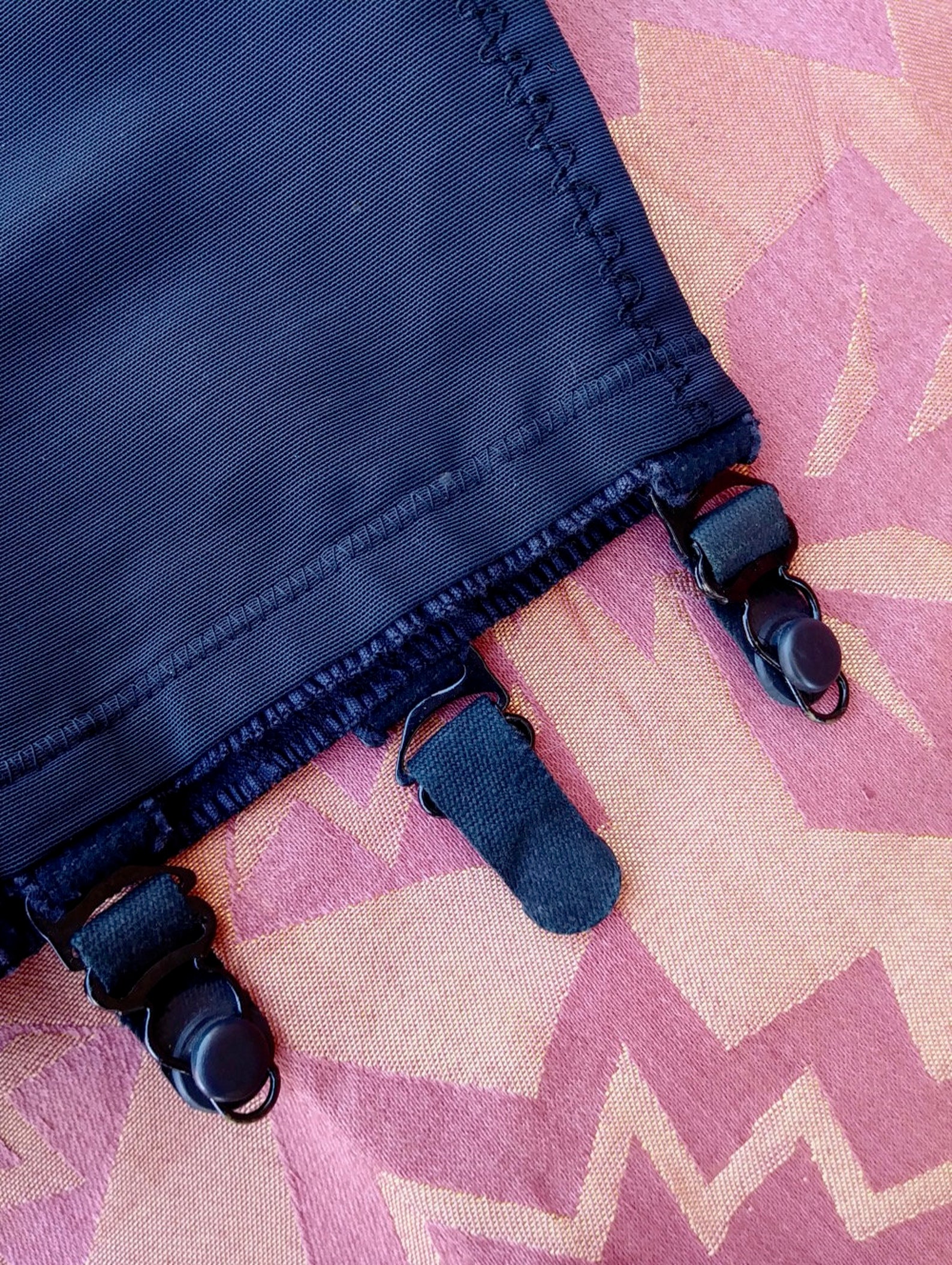 Vintage 1960s Black Panty Girdle w Garters Sz XSmall | Etsy