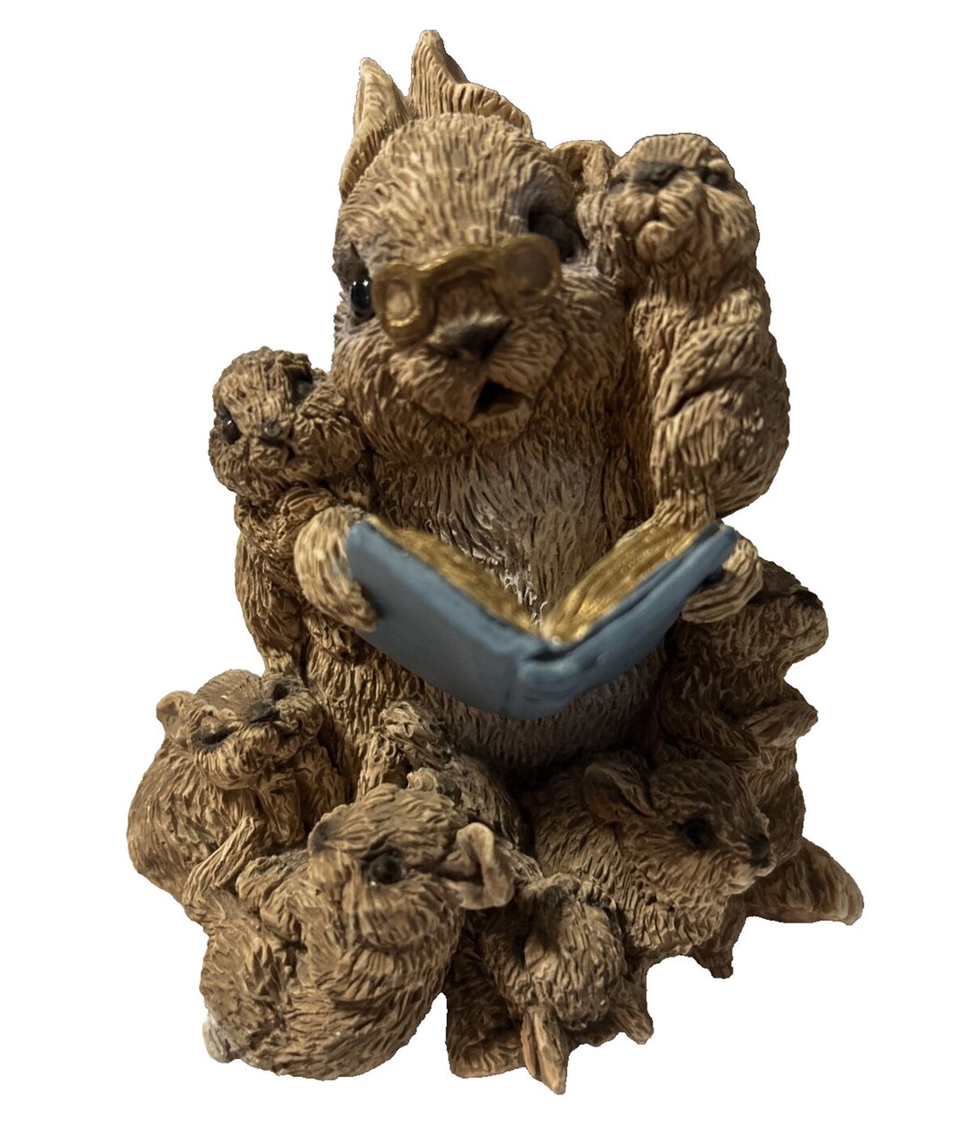 Stone Critter SC 500 Storytelling Rabbit Babies 1992 United Design USA ...