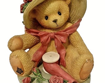 Cherished Teddies 336521 Eres dulce como una rosa Figura del oso Janet 1997