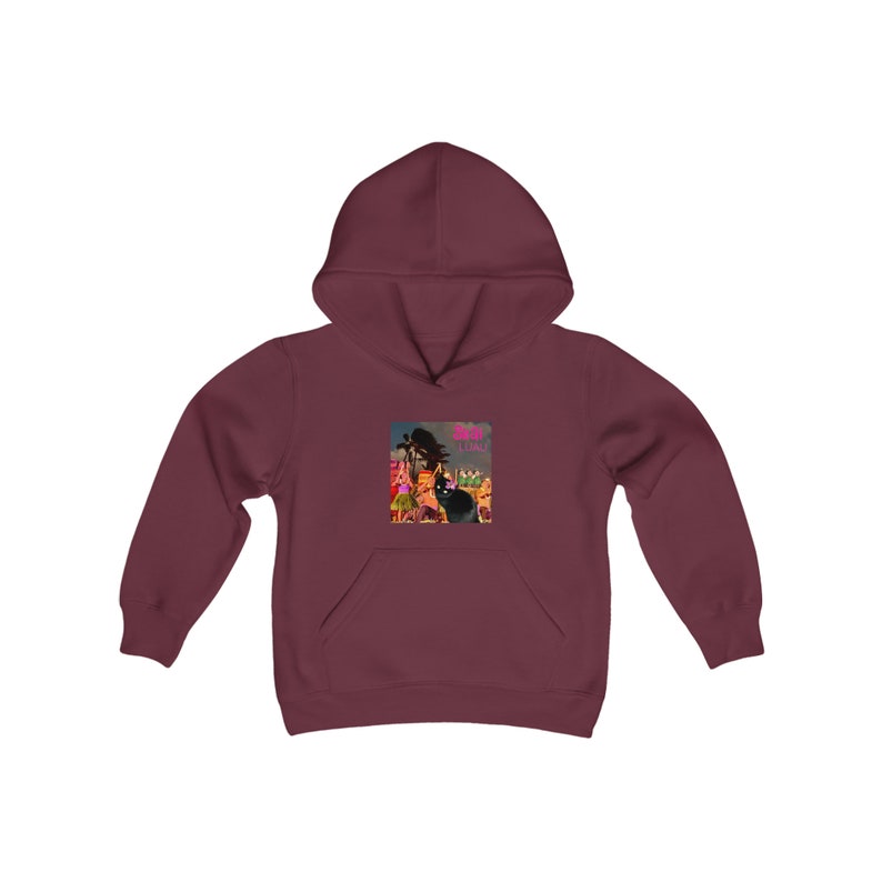 Youth Heavy Blend Hooded Sweatshirt image 4