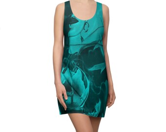 Women's Cut & Sew Racerback Dress (AOP)