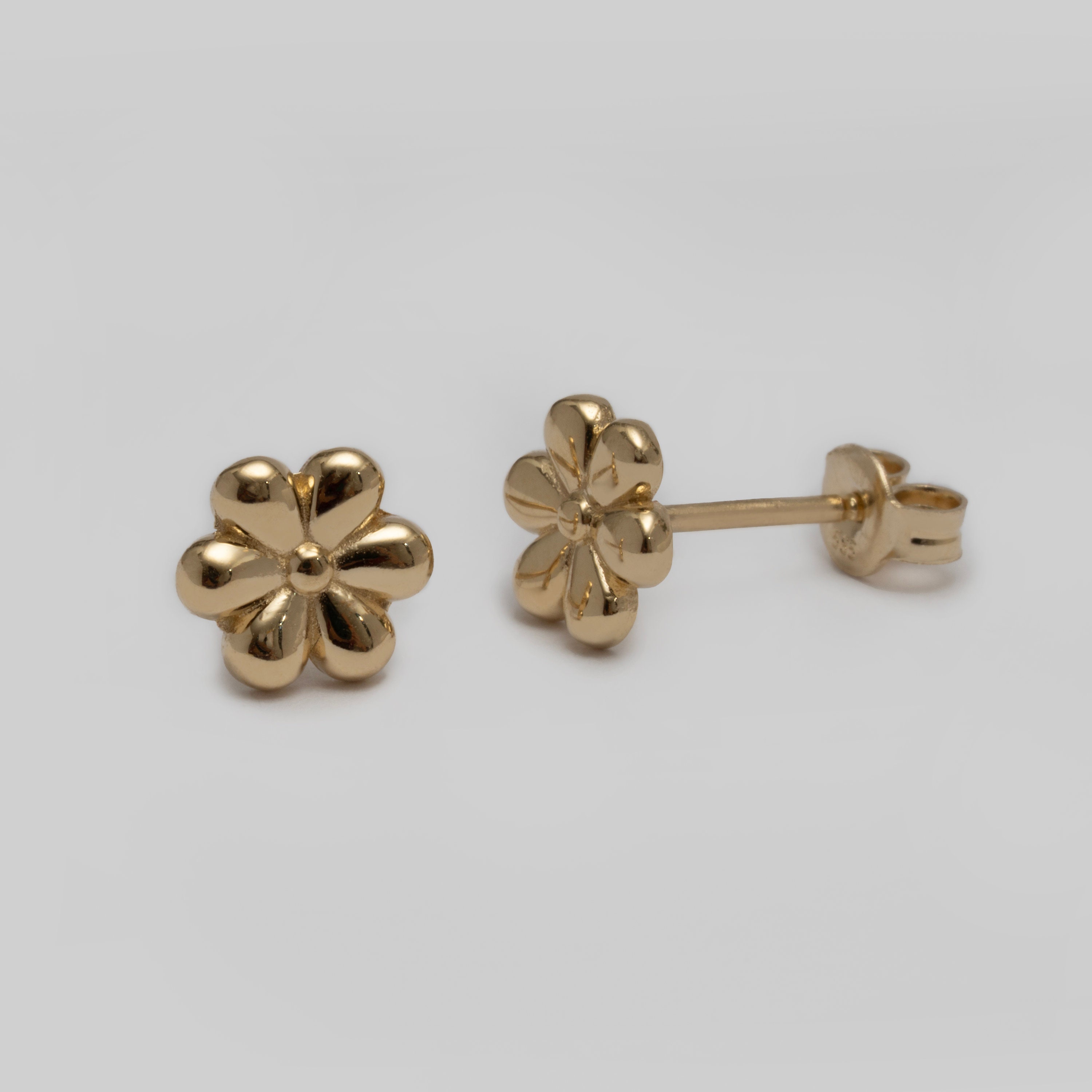 ★VINTAGE HOLLYWOOD★ [14k Gold] Petit Daisy Earrings_VH2533 Sia Taylor Tiny Daisy Earrings