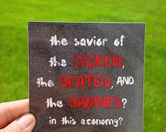 MCR Sticker: My Chemical Romance - Elder Emo Pop-Punk (4x4 in.)