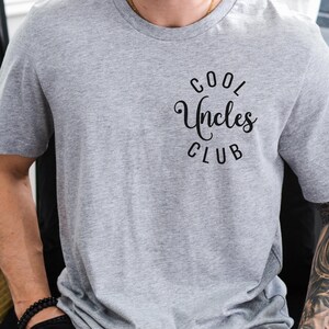 Cool Uncle Club T-Shirt  Best Uncle Birthday Shirt Pregnancy Announcement TShirt for Uncle Gift for Uncle to Be Matching Family Shirts uncle