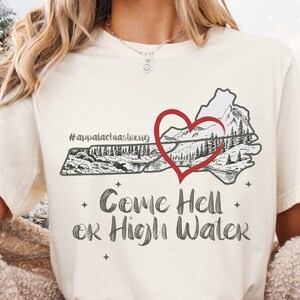 Come Hell or High Water Hurricane Helene Survivor Shirt hurricane milton Hurricane Milton Survivor Unisex Shirt North Carolina Strong Shirt