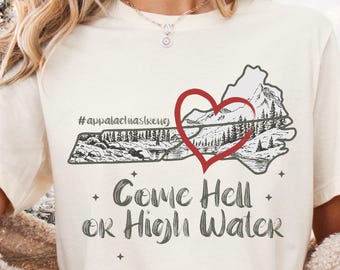 Come Hell or High Water Hurricane Helene Survivor Shirt hurricane milton Hurricane Milton Survivor Unisex Shirt North Carolina Strong Shirt