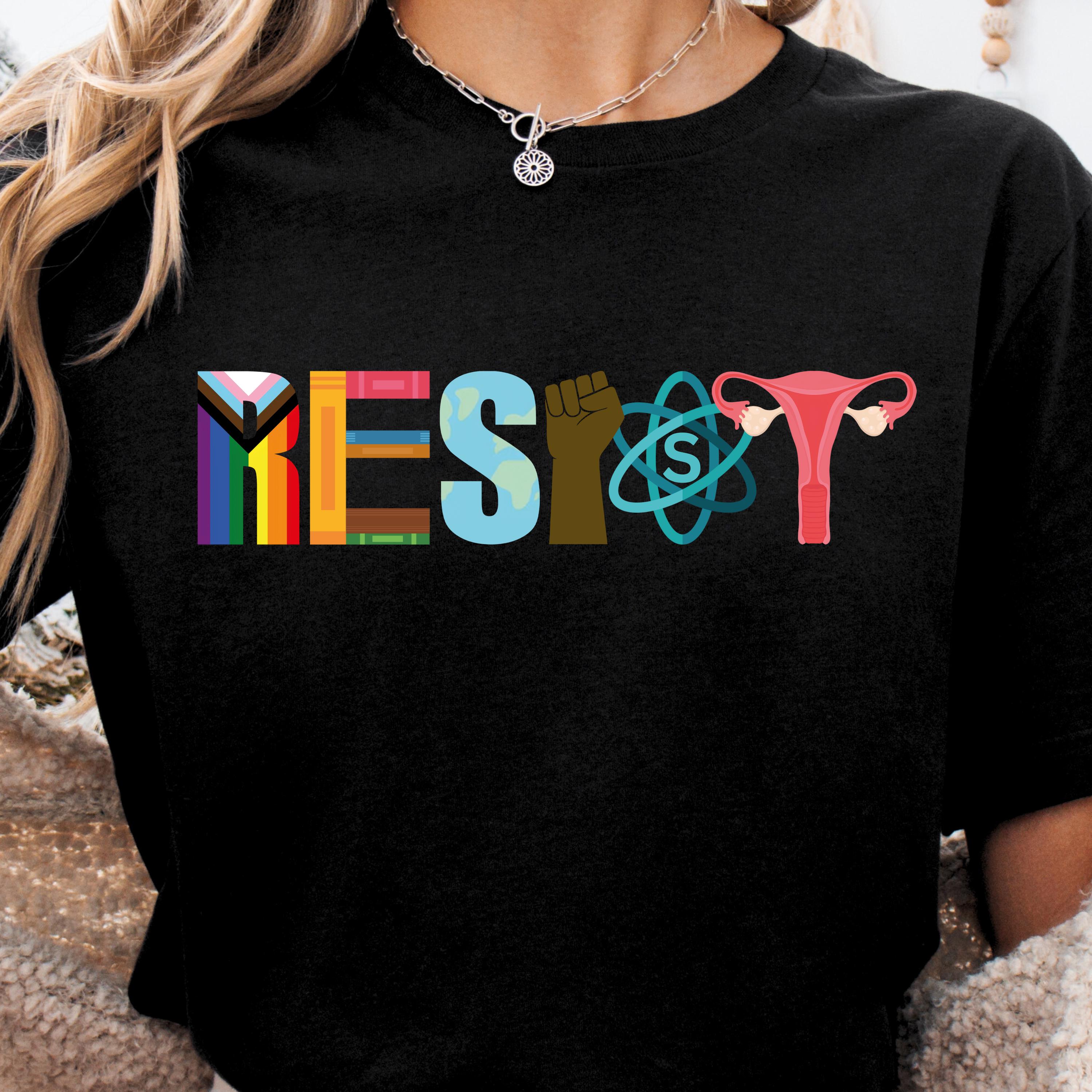 Resist T-Shirt: Feminist Anti-Trump Protest Tee