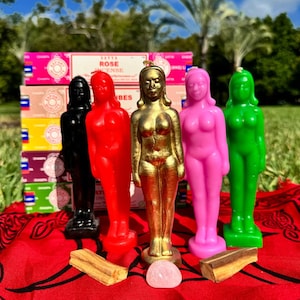 Divine Feminine Figure Candle Bundle | Female Body Candle | Self-Love Spell Candle | Goddess Ritual| Witch Gift | Aphrodite | Goddess Candle