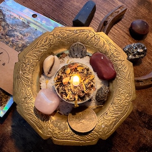 SAME DAY Fast Luck candle burning ritual bay leaf intention quick cash love job money blessing new house manifest Wiccan pagan help prayer