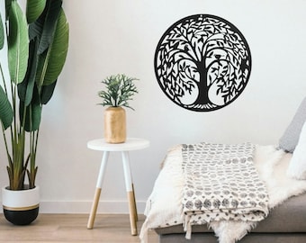 Tree of Life Decor, Tree of Life Metal Wall Art, Metal Wall Hanging, Metal Wall Art, Home Decor, Metal Tree, Home Gift, Modern Wall Art