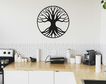 Tree of Life, Metal Wall Art, Tree, Office Decor, Wall Hanging, Metal Tree, Home Gift, Tree of Life Decor, Metal Wall Decor, Tree Lover